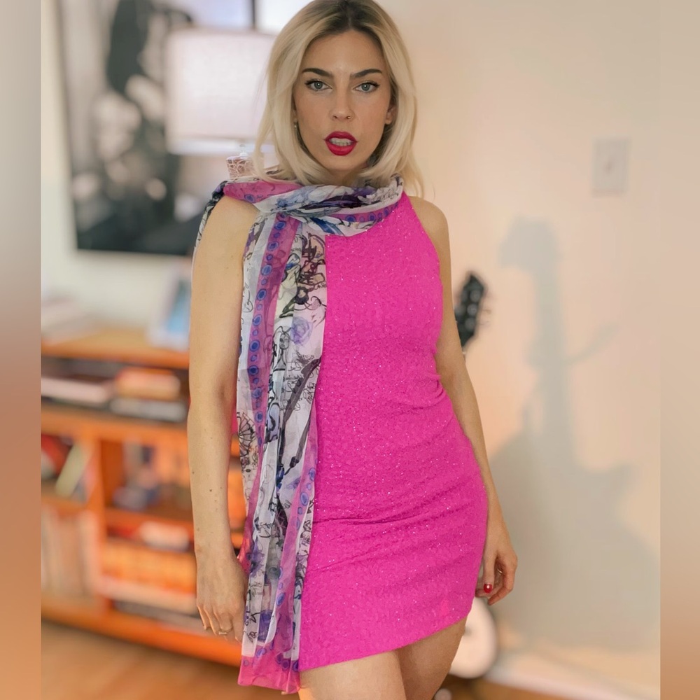 Vibrant Silk Scarf